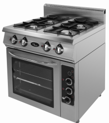 Плита газовая 4-х горелочная Grill Master Ф4ПДГ/800(э) с электрической духовкой, – купить в RuOborudovanie.ru с доставкой до двери Купить плита газовая 4-х горелочная grill master ф4пдг/800(э) с электрической духовкой, – цена от завода, доставка до двери | RuOborudovanie.ru
