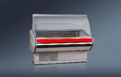 Витрина холодильная Ариада Ариэль ВС-3-130 с полкой статич.среднетемпер.1334х1030х1315мм