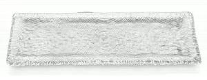 Поднос прямоугольный Diamante прозрачный 31Х12,5 6902.1