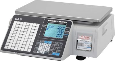 Весы торговые Cas CL3000J-15B (TCP-IP) с печатью этикеток (80мм) без стойки