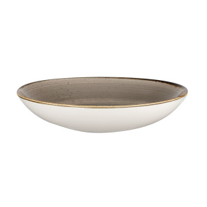 Тарелка глубокая 31СМ 2,4Л, без борта, Stonecast, цвет Peppercorn Grey Spgsplc21