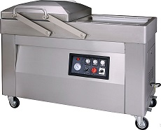 Упаковщик HVC-510S/2B-G (DZQ-510/2SB) (нерж., газ) вакуумный напольный Hualian