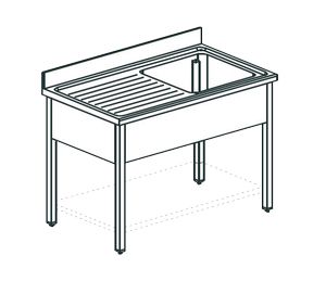 Ванна моечная Apach Chef Line Ls116-54Lwsh