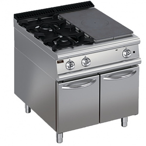 Плита газовая Apach Chef LineLRSTG89R2SXCS со сплошной поверх. 900 серии /ВЫСТ 