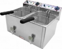 Фритюрница Beckers FR 8+8 LT на 16л, 6кВт, настольная, 530х450х360мм – купить в RuOborudovanie.ru с доставкой до двери Купить фритюрница beckers fr 8+8 lt на 16л, 6квт, настольная, 530х450х360мм – цена от завода, доставка до двери | RuOborudovanie.ru