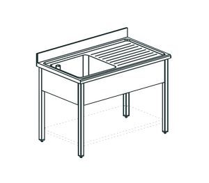 Ванна моечная Apach Chef Line Ls106-54Rwsh