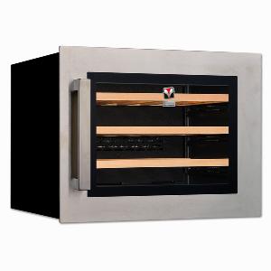 Шкаф винный Tecfrigo Sommelier 24 Plus черный встраиваемый холодильный