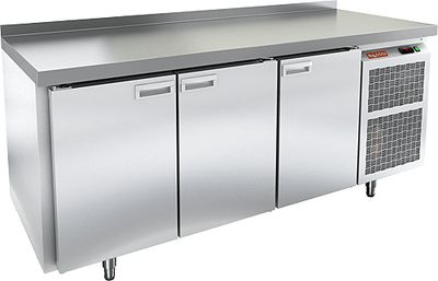 Стол охлаждаемый Hicold BN 111/TN W (-2+10), 3 двери, 1835х500х850, пластиф.