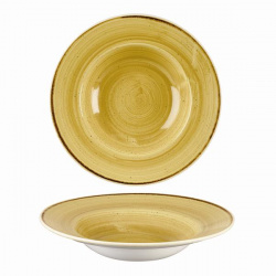 Тарелка для пасты 28СМ 0,47Л, с широким бортом, Stonecast, цвет Mustard Seed Yellow Smssvwbl1 – купить в RuOborudovanie.ru с доставкой до двери Купить тарелка для пасты 28см 0,47л, с широким бортом, stonecast, цвет mustard seed yellow smssvwbl1 – цена от завода, доставка до двери | RuOborudovanie.ru