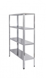 Стеллаж кухонный Luxstahl СР-1800х1200х300/4 нерж