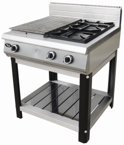 Плита со сплошной поверхностью Grill Master Ф4ЖТЛСПГ (1+2) (на подставке), 50009