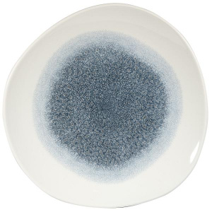 Тарелка мелкая "ВОЛНА" 28,6СМ, без борта, цвет Raku Topaz Blue, Studio Prints Rktbog111
