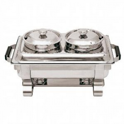 Купить чафинг-диш paderno 41694a02 для супа с двумя емкостями – цена от завода, доставка до двери | RuOborudovanie.ru