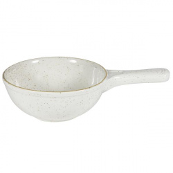Купить сковорода "wok" d 15,5см 0,57л, порционная, stonecast, цвет barley white swhspn21 – цена от завода, доставка до двери | RuOborudovanie.ru