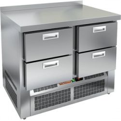Купить стол морозильный hicold sne 22/bt на 210л (-10-18), 4 ящ, 1000х600х850мм, ниж.агрег. – цена от завода, доставка до двери | RuOborudovanie.ru