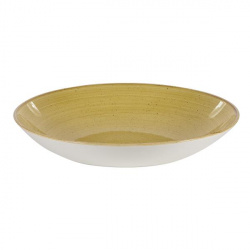 Тарелка глубокая 31СМ 2,4Л, без борта, Stonecast, цвет Mustard Seed Yellow Smssplc21 – купить в RuOborudovanie.ru с доставкой до двери Купить тарелка глубокая 31см 2,4л, без борта, stonecast, цвет mustard seed yellow smssplc21 – цена от завода, доставка до двери | RuOborudovanie.ru