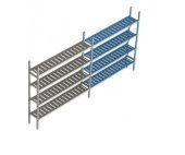 Стеллаж Polair Load.Me.Poly 18Al.4Pp40.15E линейная секция 4 яруса