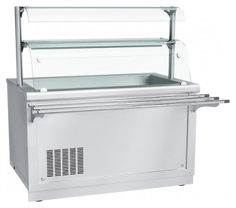 Прилавок Abat ПВВ(Н)-70Х-03-НШ арт.21000002712 холодильный 1500 мм, +1…+10 С (открытый) 