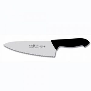 Нож поварской "ШЕФ" 25СМ с волнистой кромкой, красный Horeca Prime 28400.Hr60000.250