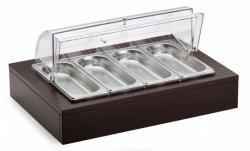Поднос для столовых приборов с крышкой Roll-Top на дерев. Основании венге 51133900 – купить в RuOborudovanie.ru с доставкой до двери Купить поднос для столовых приборов с крышкой roll-top на дерев. основании венге 51133900 – цена от завода, доставка до двери | RuOborudovanie.ru