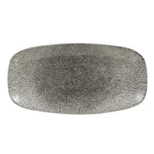 Блюдо прямоугольное Chefs 29,8Х15,3СМ, без борта, цвет Raku Quartz Black, Studio Prints Rkbqxo111