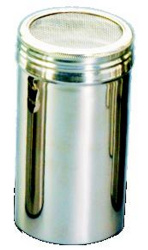 Емкость для сыпучих продуктов с мелкой сеткой 0,45Л D7См H14См, нерж.сталь Drg15M