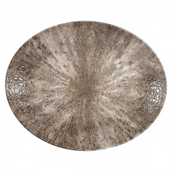 Блюдо овальное 31,7Х25,5СМ, без борта, цвет Stone Zircon Brown, Studio Prints Stzbop121 – купить в RuOborudovanie.ru с доставкой до двери Купить блюдо овальное 31,7х25,5см, без борта, цвет stone zircon brown, studio prints stzbop121 – цена от завода, доставка до двери | RuOborudovanie.ru