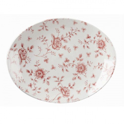 Блюдо овальное 31,7Х25,5СМ, без борта, Vintage Prints, цвет Cranberry Rose Chintz Rccop121 – купить в RuOborudovanie.ru с доставкой до двери Купить блюдо овальное 31,7х25,5см, без борта, vintage prints, цвет cranberry rose chintz rccop121 – цена от завода, доставка до двери | RuOborudovanie.ru