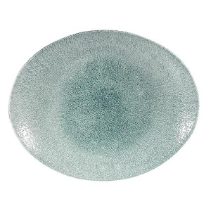 Блюдо овальное 27Х22,9СМ, без борта, цвет Raku Jade Green, Studio Prints Rkjgop581