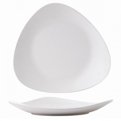 Тарелка треугольная мелкая 35Х32,5СМ, меламин, Lotus Melamine, цвет White Zplwlp41 – купить в RuOborudovanie.ru с доставкой до двери Купить тарелка треугольная мелкая 35х32,5см, меламин, lotus melamine, цвет white zplwlp41 – цена от завода, доставка до двери | RuOborudovanie.ru
